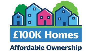 £100k Homes affordable ownership logo