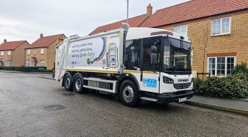 Photo of bin lorry